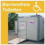 Behindertengerechter Toilettencontainer